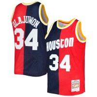 Игровая форма  Hakeem Olajuwon Houston Rockets Mitchell & Ness Hardwood Classics 1993-94 Split Swingman - Navy/Red