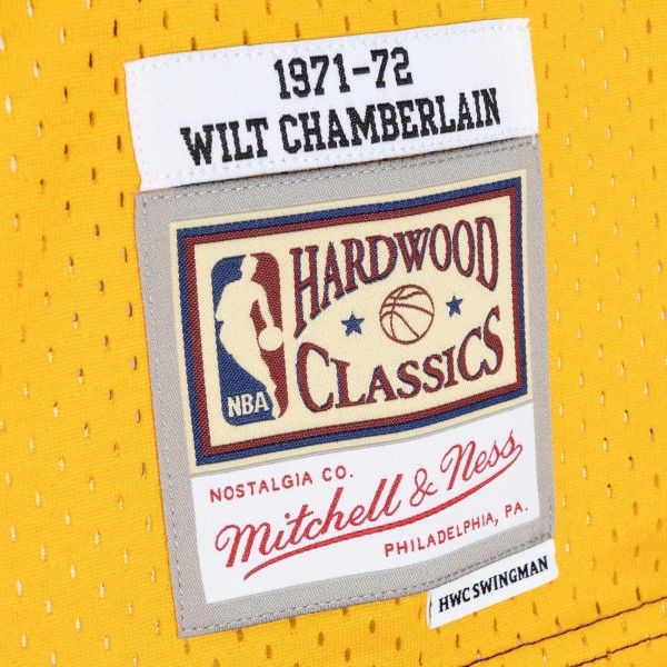 Игровая форма  Wilt Chamberlain Los Angeles Lakers Mitchell & Ness Hardwood Classics 1971-72 Split Swingman - Purple/Gold