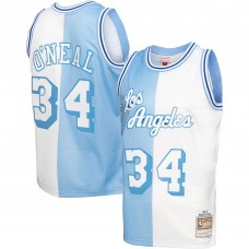 Игровая форма  Shaquille ONeal Los Angeles Lakers Mitchell & Ness Hardwood Classics 1996-97 Split Swingman - Powder Blue/White