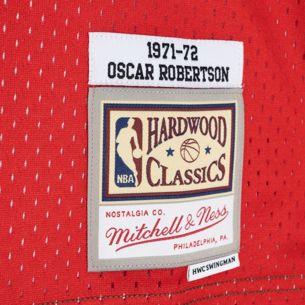 Игровая форма  Oscar Robertson Milwaukee Bucks Mitchell & Ness Hardwood Classics 1971-72 Split Swingman - Green/Red