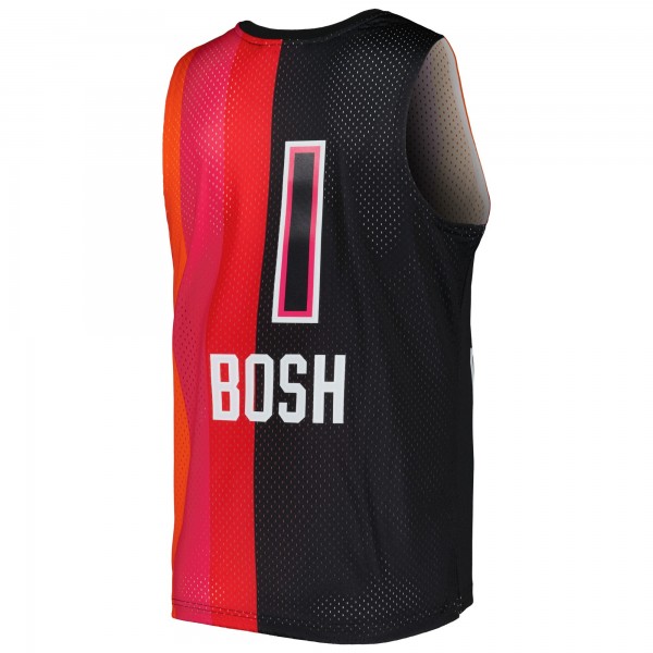 Игровая форма  Chris Bosh Miami Heat Mitchell & Ness Hardwood Classics 2011-12 Split Swingman - Black/Red