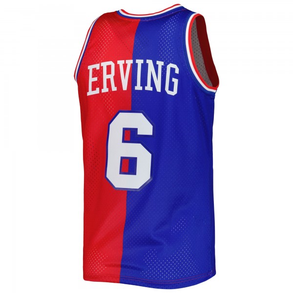 Игровая форма  Julius Erving Philadelphia 76ers Mitchell & Ness Hardwood Classics 1982-83 Split Swingman - Royal/Red