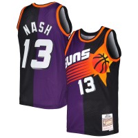 Игровая форма  Steve Nash Phoenix Suns Mitchell & Ness Hardwood Classics 1996-97 Split Swingman - Purple/Black