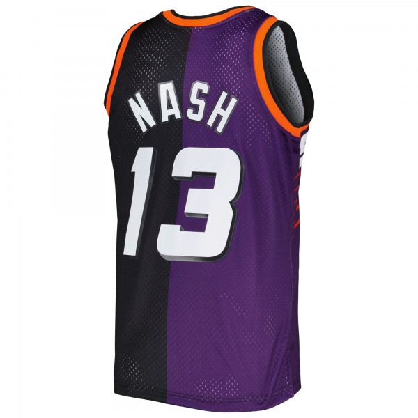 Игровая форма  Steve Nash Phoenix Suns Mitchell & Ness Hardwood Classics 1996-97 Split Swingman - Purple/Black
