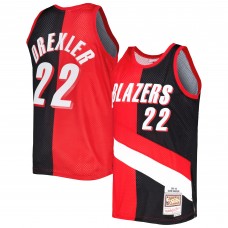 Игровая форма  Clyde Drexler Portland Trail Blazers Mitchell & Ness Hardwood Classics 1991/92 Split Swingman - Red/Black