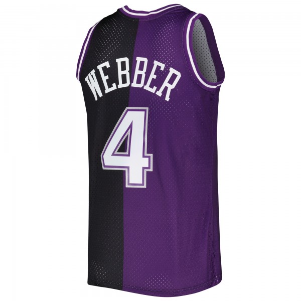 Игровая форма  Chris Webber Sacramento Kings Mitchell & Ness Hardwood Classics 2000-01 Split Swingman - Purple/Black