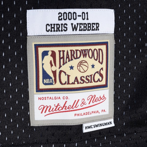 Игровая форма  Chris Webber Sacramento Kings Mitchell & Ness Hardwood Classics 2000-01 Split Swingman - Purple/Black