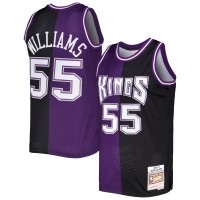 Игровая форма  Jason Williams Sacramento Kings Mitchell & Ness Hardwood Classics 2000-01 Split Swingman - Purple/Black