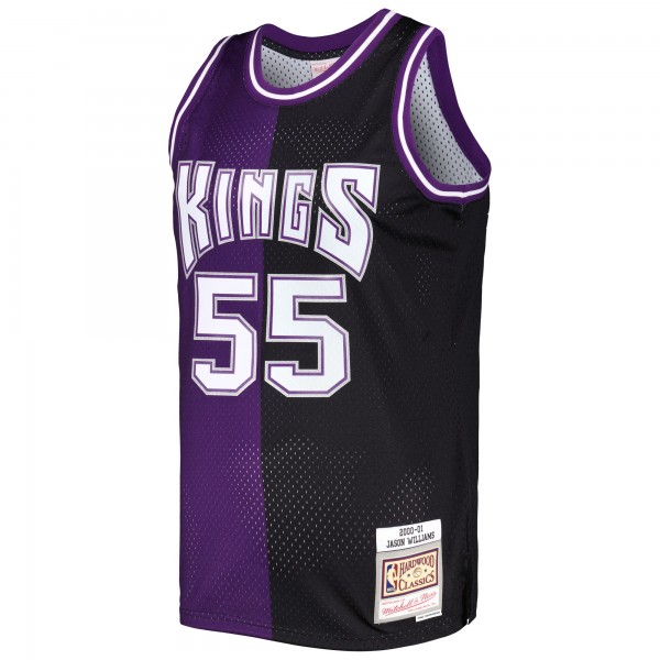 Игровая форма  Jason Williams Sacramento Kings Mitchell & Ness Hardwood Classics 2000-01 Split Swingman - Purple/Black