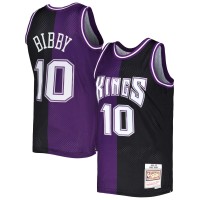 Игровая форма  Mike Bibby Sacramento Kings Mitchell & Ness Hardwood Classics 2001-02 Split Swingman - Purple/Black