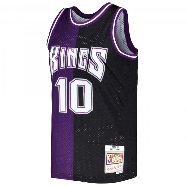 Игровая форма  Mike Bibby Sacramento Kings Mitchell & Ness Hardwood Classics 2001-02 Split Swingman - Purple/Black