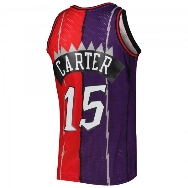 Игровая форма  Vince Carter Toronto Raptors Mitchell & Ness Hardwood Classics 1998-99 Split Swingman - Purple/Red