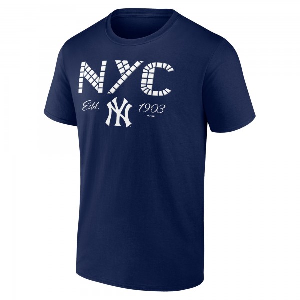 New York Yankees Navy Tiles T-Shirt
