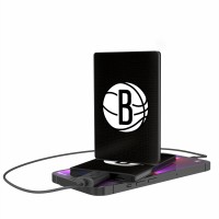 Brooklyn Nets Solid Design 2500mAh Credit Card Powerbank