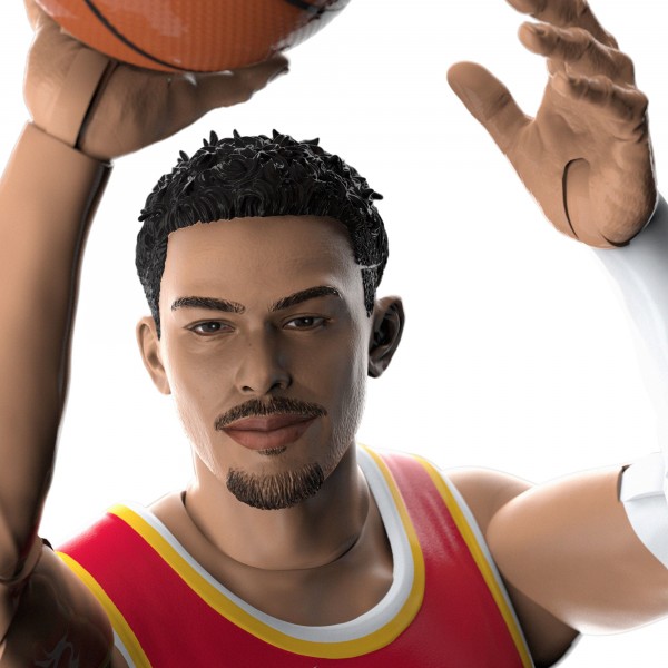 Фигурка игрока Trae Young Atlanta Hawks NBA x Hasbro Starting Lineup Series 1 Action