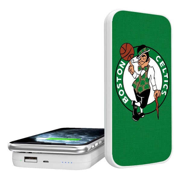 Boston Celtics Solid Design 5000 mAh Legendary Design Wireless Power Bank