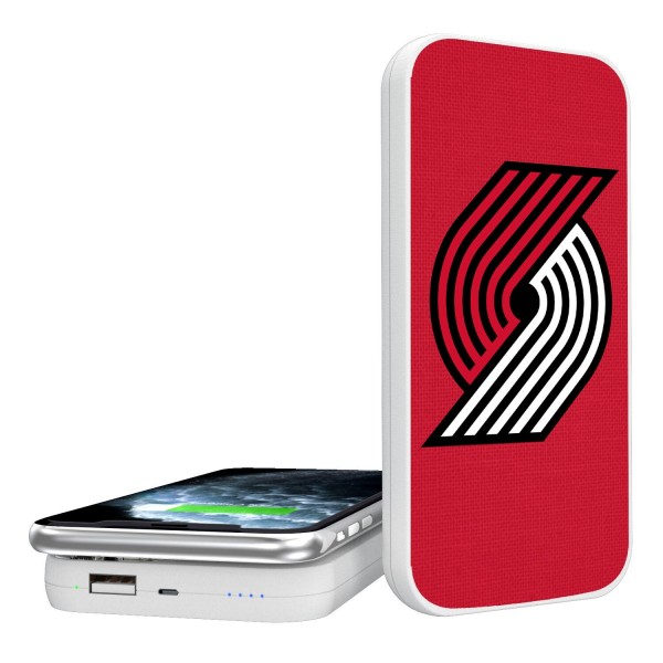 Аккумулятор Portland Trail Blazers Solid Design 5000 mAh Legendary Design Wireless