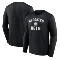 Футболка с длинным рукавом Brooklyn Nets Victory Arch Team - Black