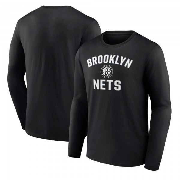 Футболка с длинным рукавом Brooklyn Nets Victory Arch Team - Black