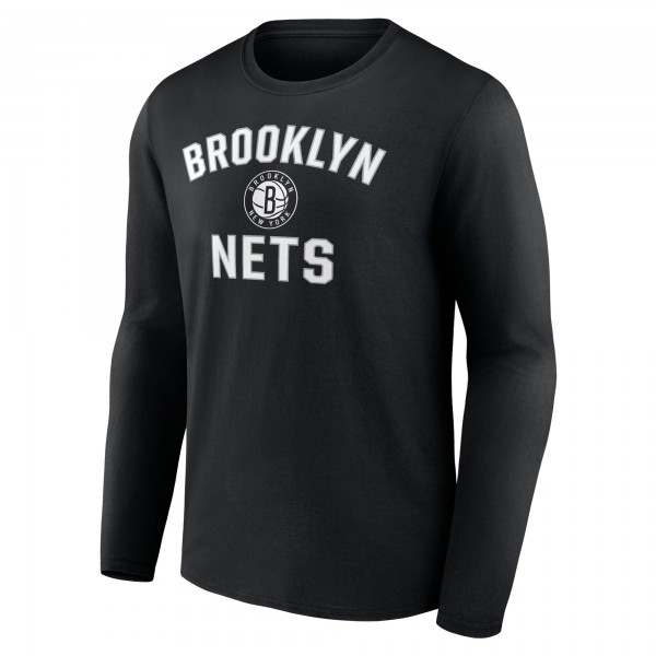 Футболка с длинным рукавом Brooklyn Nets Victory Arch Team - Black