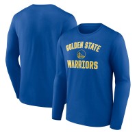 Футболка с длинным рукавом Golden State Warriors Victory Arch Team - Royal