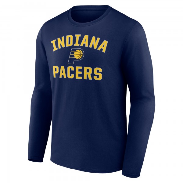 Indiana Pacers Navy Victory Arch Team Long Sleeve T-Shirt