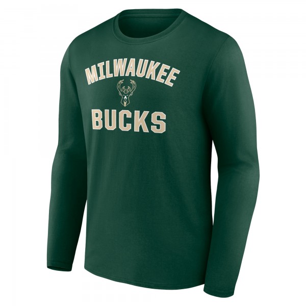 Футболка с длинным рукавом Milwaukee Bucks Victory Arch Team - Green
