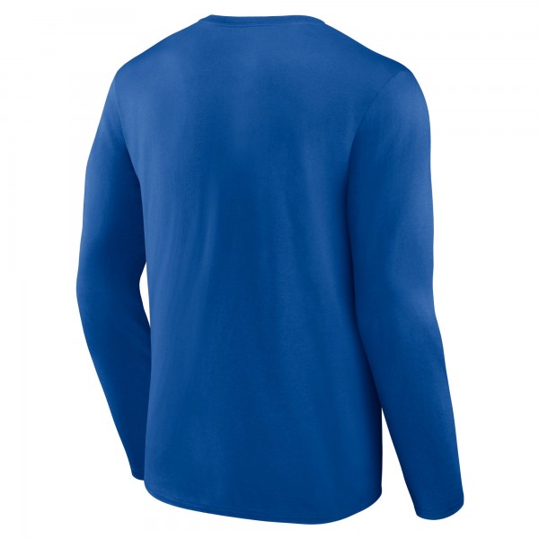 New York Knicks Royal Victory Arch Team Long Sleeve T-Shirt