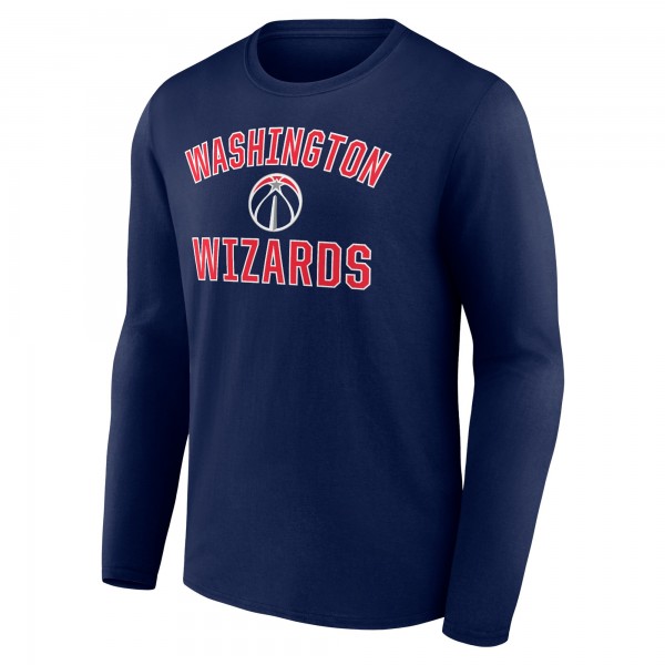 Washington Wizards Navy Victory Arch Team Long Sleeve T-Shirt