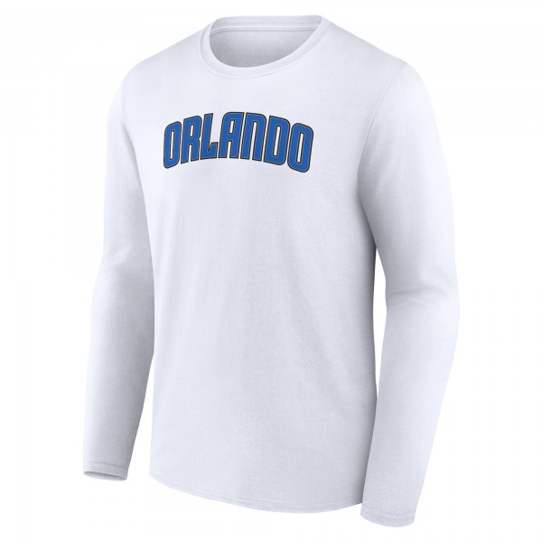 Orlando Magic White Alternate Logo Long Sleeve T-Shirt