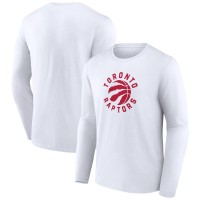 Toronto Raptors White Alternate Logo Long Sleeve T-Shirt
