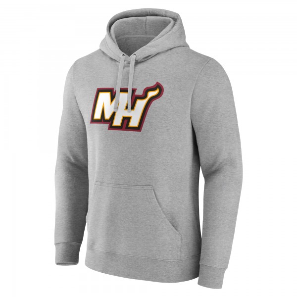 Miami Heat Gray Alternate Logo Pullover Hoodie