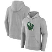 Толстовка Milwaukee Bucks Alternate Logo - Gray