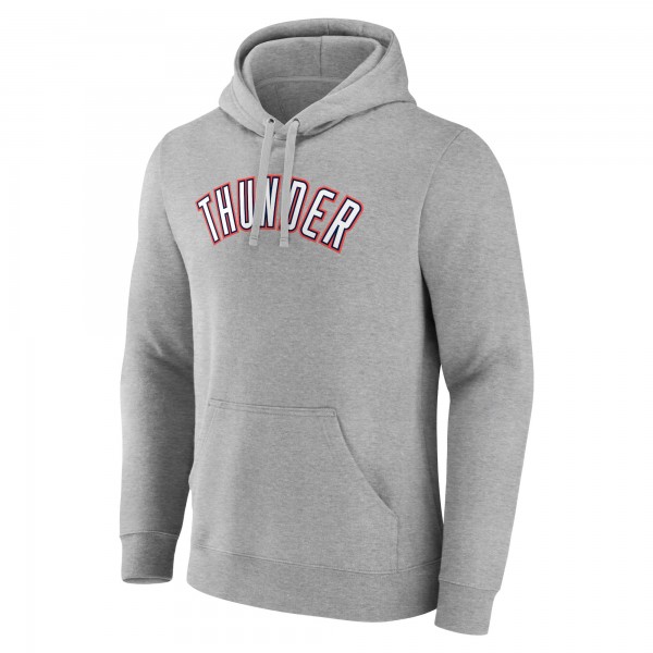 Толстовка Oklahoma City Thunder Gray Alternate Logo