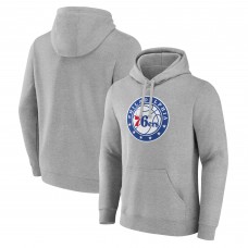 Philadelphia 76ers Gray Alternate Logo Pullover Hoodie