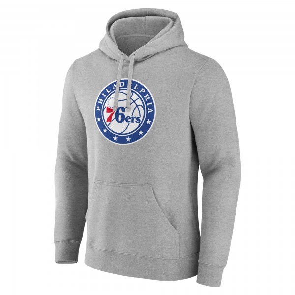 Philadelphia 76ers Gray Alternate Logo Pullover Hoodie