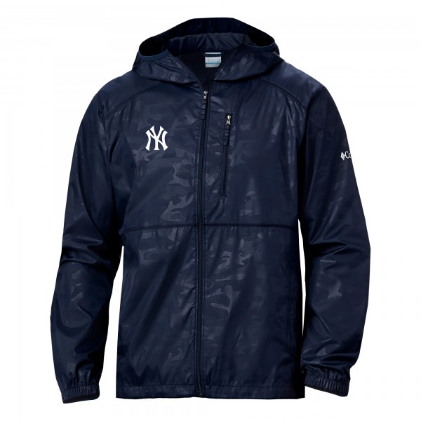 Ветровка New York Yankees Columbia Camo Flash Forward Team Logo - Navy