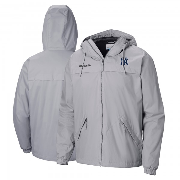 Кофта на молнии New York Yankees Columbia Oroville Creek Lined - Gray