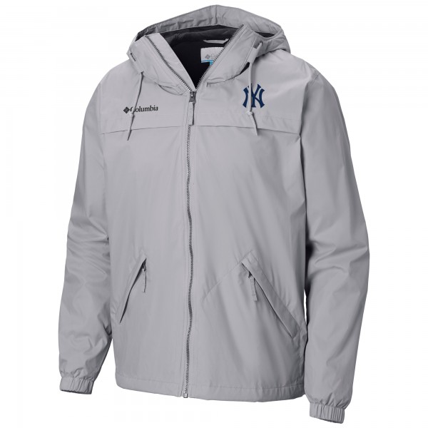Кофта на молнии New York Yankees Columbia Oroville Creek Lined - Gray