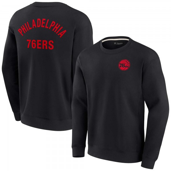 Кофта Philadelphia 76ers Fanatics Signature Unisex Super Soft Fleece Oversize Arch Crew - Black
