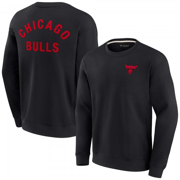 Кофта Unisex Chicago Bulls Black Super Soft Crew