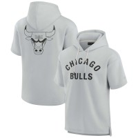 Футболка с капюшоном Chicago Bulls Fanatics Signature Unisex Super Soft Fleece - Gray