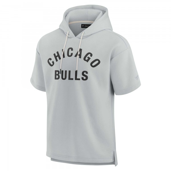 Футболка с капюшоном Chicago Bulls Fanatics Signature Unisex Super Soft Fleece - Gray