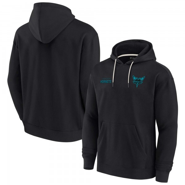 Толстовка Charlotte Hornets Fanatics Signature Unisex Super Soft Fleece - Black