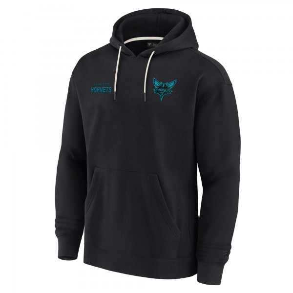 Толстовка Charlotte Hornets Fanatics Signature Unisex Super Soft Fleece - Black