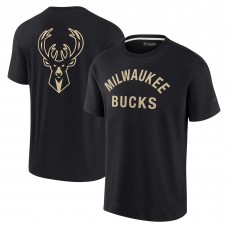 Футболка Milwaukee Bucks Fanatics Signature Unisex Super Soft - Black