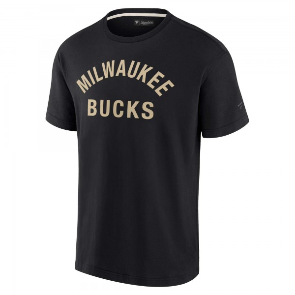 Футболка Milwaukee Bucks Fanatics Signature Unisex Super Soft - Black