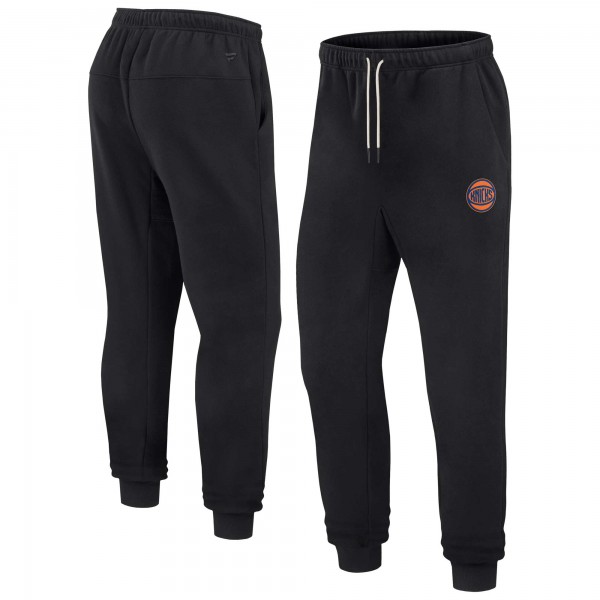 Спортивные штаны New York Knicks Fanatics Signature Unisex Super Soft Fleece - Black