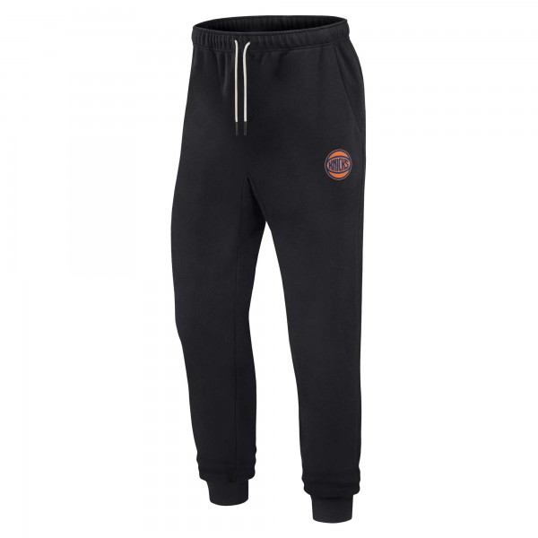 Спортивные штаны New York Knicks Fanatics Signature Unisex Super Soft Fleece - Black