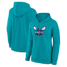 Женская толстовка Charlotte Hornets Teal Team Primary Logo